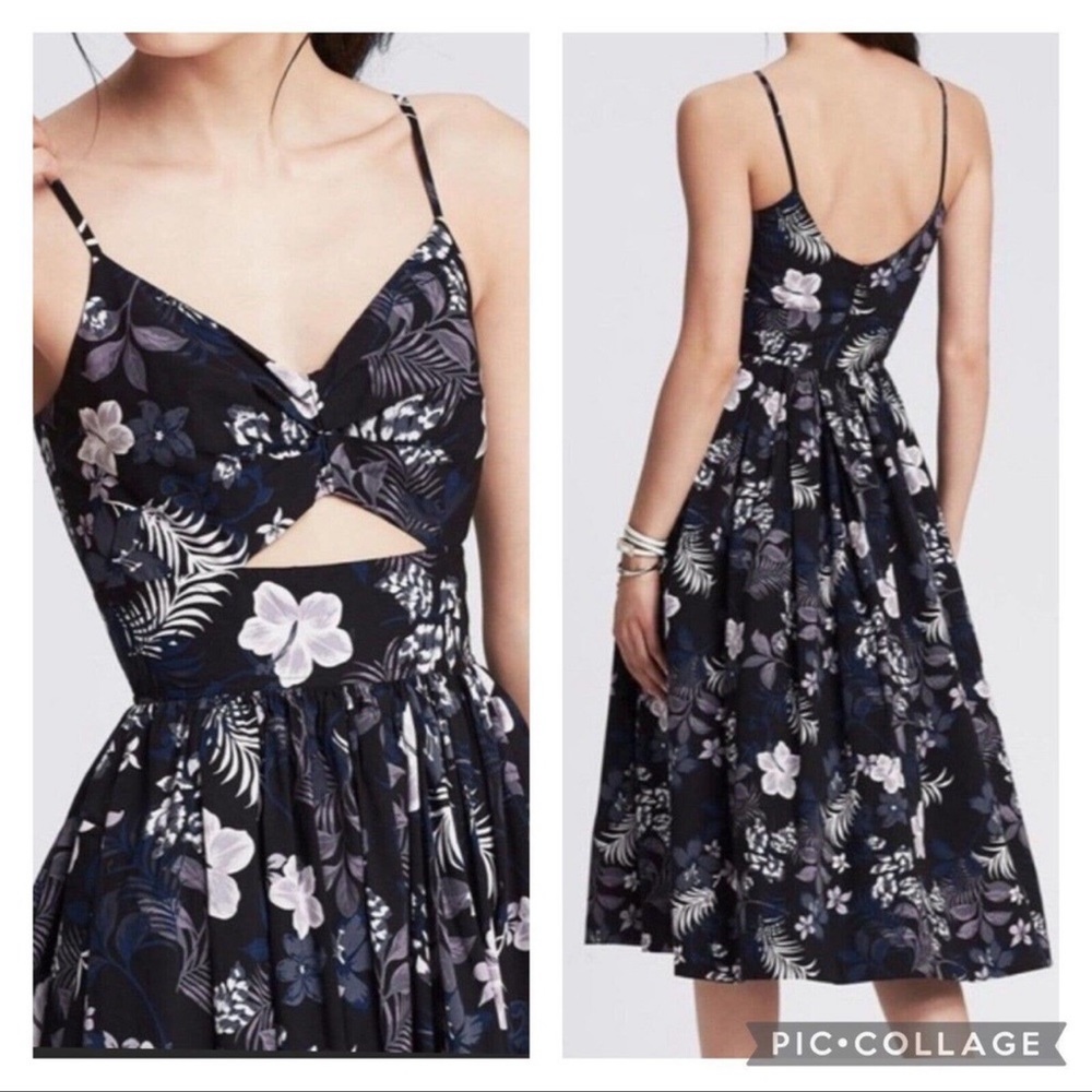NWT Banana Republic Heritage Collection floral cutout maxi dress size 16